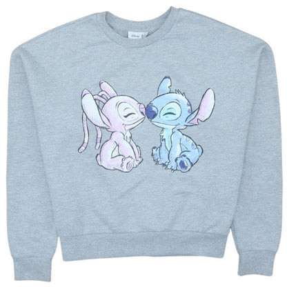 Womens UK Size 10/12 Disney Grey Pullover Sweatshirt