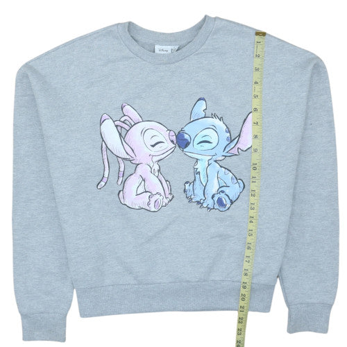 Womens UK Size 10/12 Disney Grey Pullover Sweatshirt
