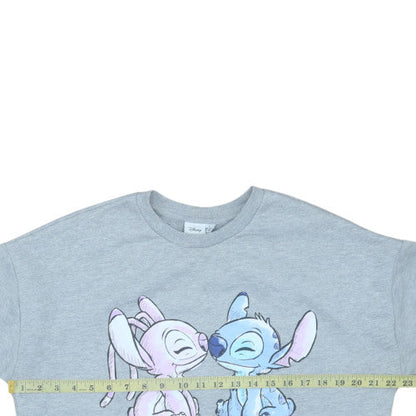 Womens UK Size 10/12 Disney Grey Pullover Sweatshirt