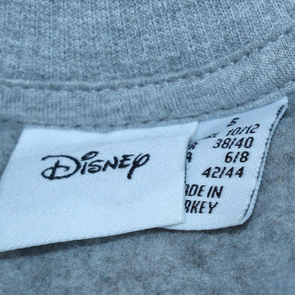 Womens UK Size 10/12 Disney Grey Pullover Sweatshirt
