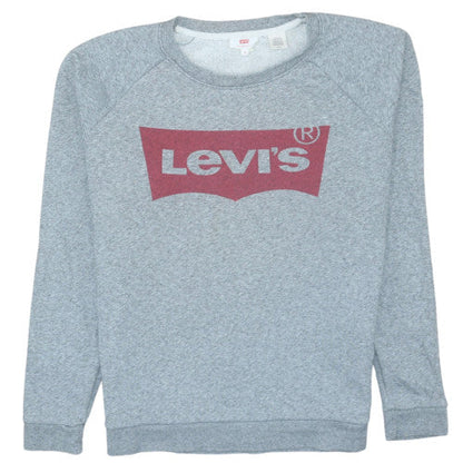 Mens UK Size S Levi's Grey Pullover Sweatshirt