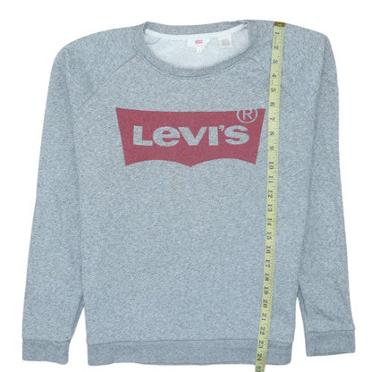 Mens UK Size S Levi's Grey Pullover Sweatshirt