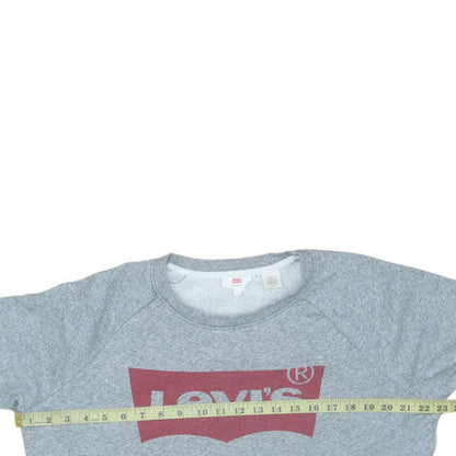 Mens UK Size S Levi's Grey Pullover Sweatshirt