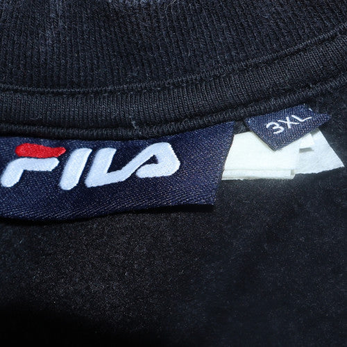 Womens UK Size 3XL Fila Black Pullover Sweatshirt