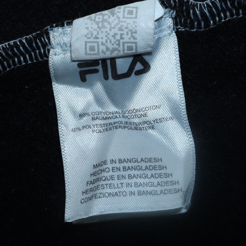 Womens UK Size 3XL Fila Black Pullover Sweatshirt