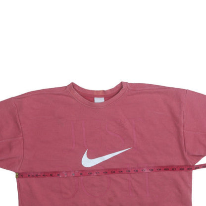 Womens UK Size M Nike Pink Pullover Sweatshirt