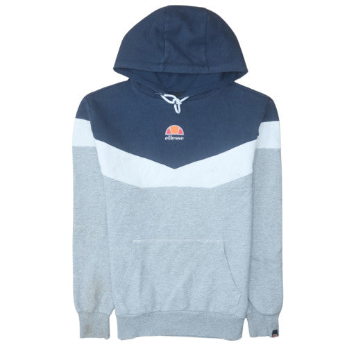 Mens UK Size M Ellesse Blue Pullover Hoodie