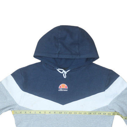 Mens UK Size M Ellesse Blue Pullover Hoodie