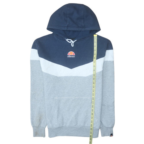 Mens UK Size M Ellesse Blue Pullover Hoodie