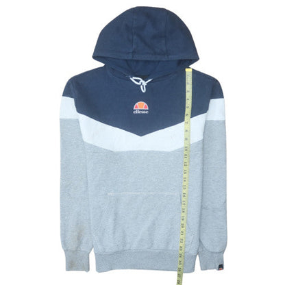 Mens UK Size M Ellesse Blue Pullover Hoodie