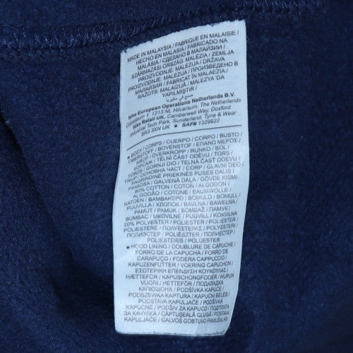 Mens UK Size L Nike Blue Full Zip Hoodie