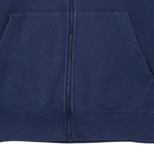 Mens UK Size L Nike Blue Full Zip Hoodie