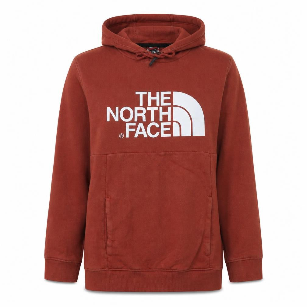 Womens UK Size XL The North Face Brown Pullover Hoodie