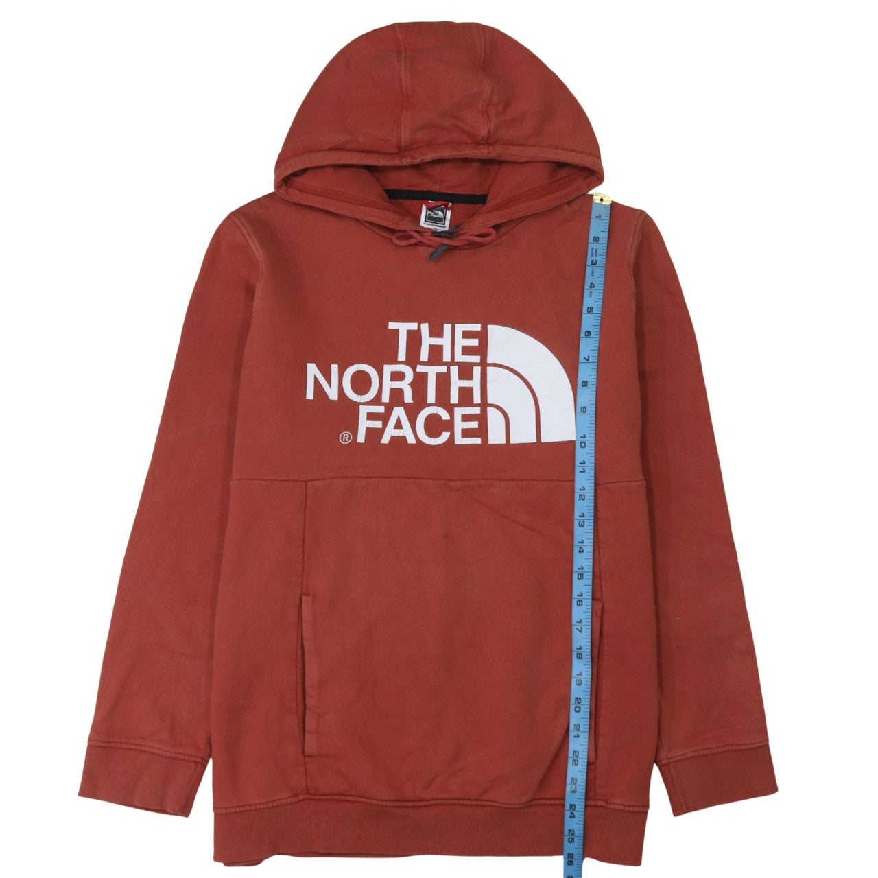 Womens UK Size XL The North Face Brown Pullover Hoodie