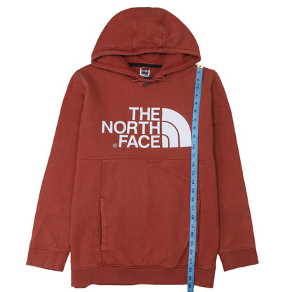 Womens UK Size XL The North Face Brown Pullover Hoodie