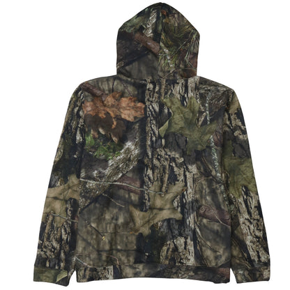 Womens UK Size 16 Mossy Oak Green Pullover Hoodie