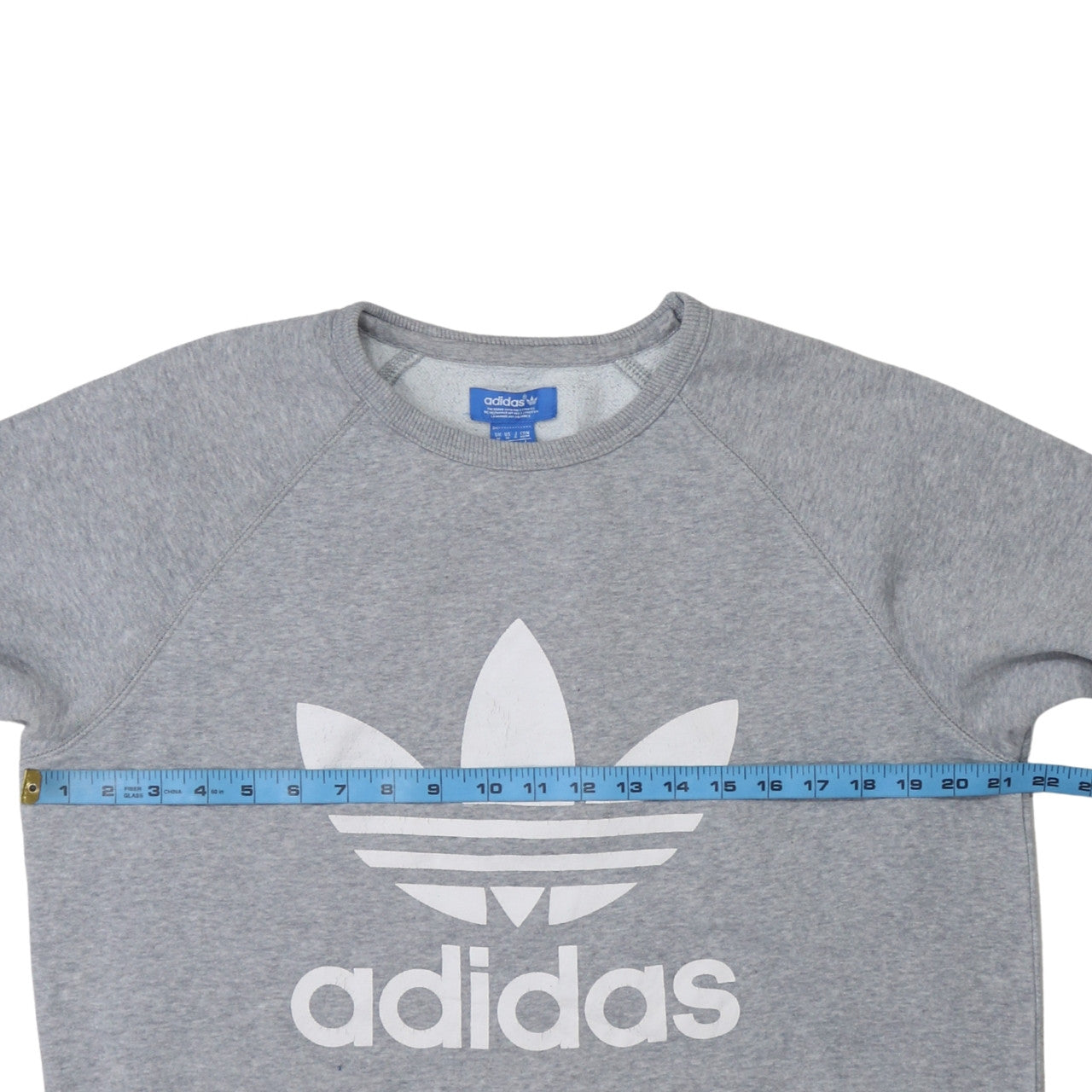 Mens UK Size M adidas Grey Pullover Sweatshirt