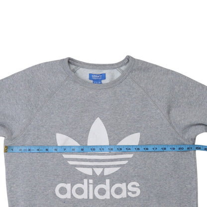 Mens UK Size M adidas Grey Pullover Sweatshirt