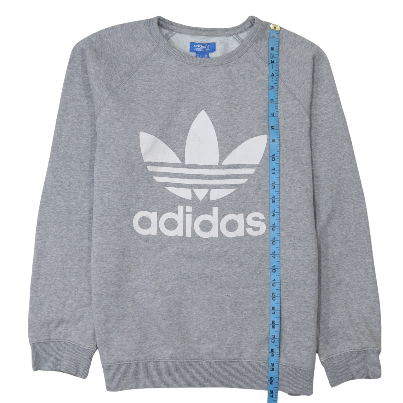 Mens UK Size M adidas Grey Pullover Sweatshirt