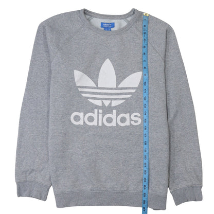 Mens UK Size M adidas Grey Pullover Sweatshirt