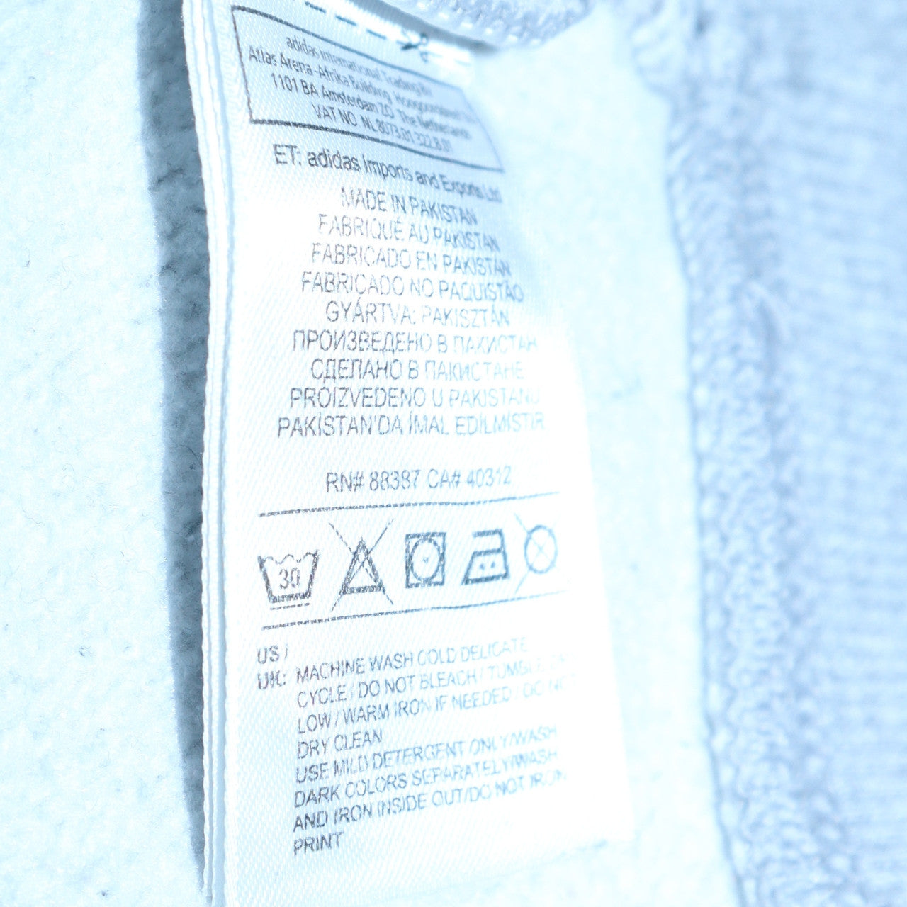 Mens UK Size M adidas Grey Pullover Sweatshirt