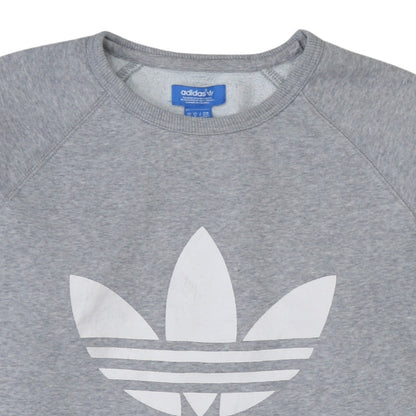 Mens UK Size M adidas Grey Pullover Sweatshirt