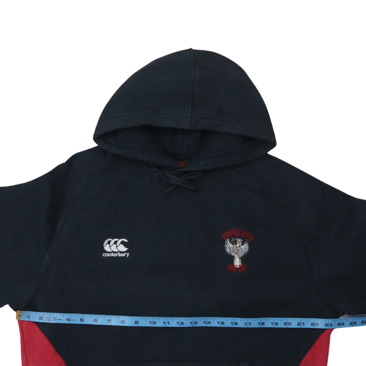 Mens UK Size L Canterbury Black Pullover Hoodie
