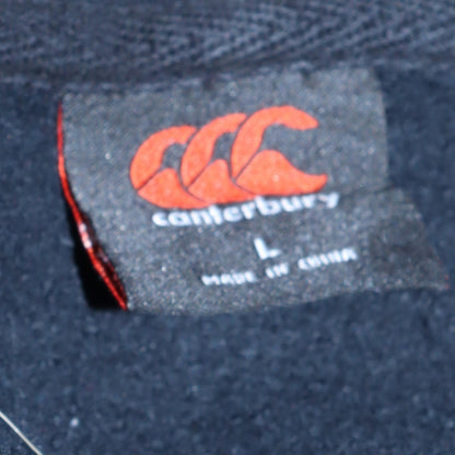Mens UK Size L Canterbury Black Pullover Hoodie