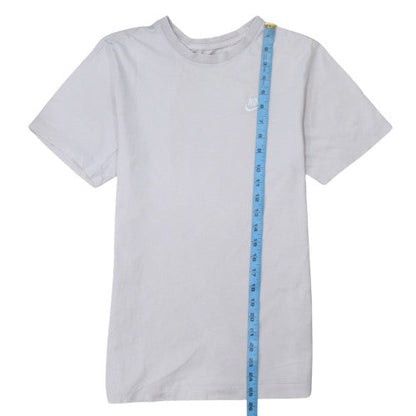 Nike Men's Grey Regular Fit Cotton Crew Neck T-Shirt Size M