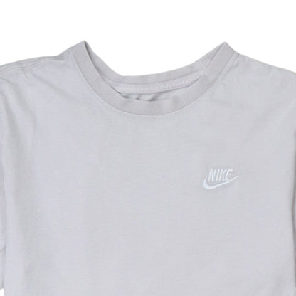Nike Men's Grey Regular Fit Cotton Crew Neck T-Shirt Size M