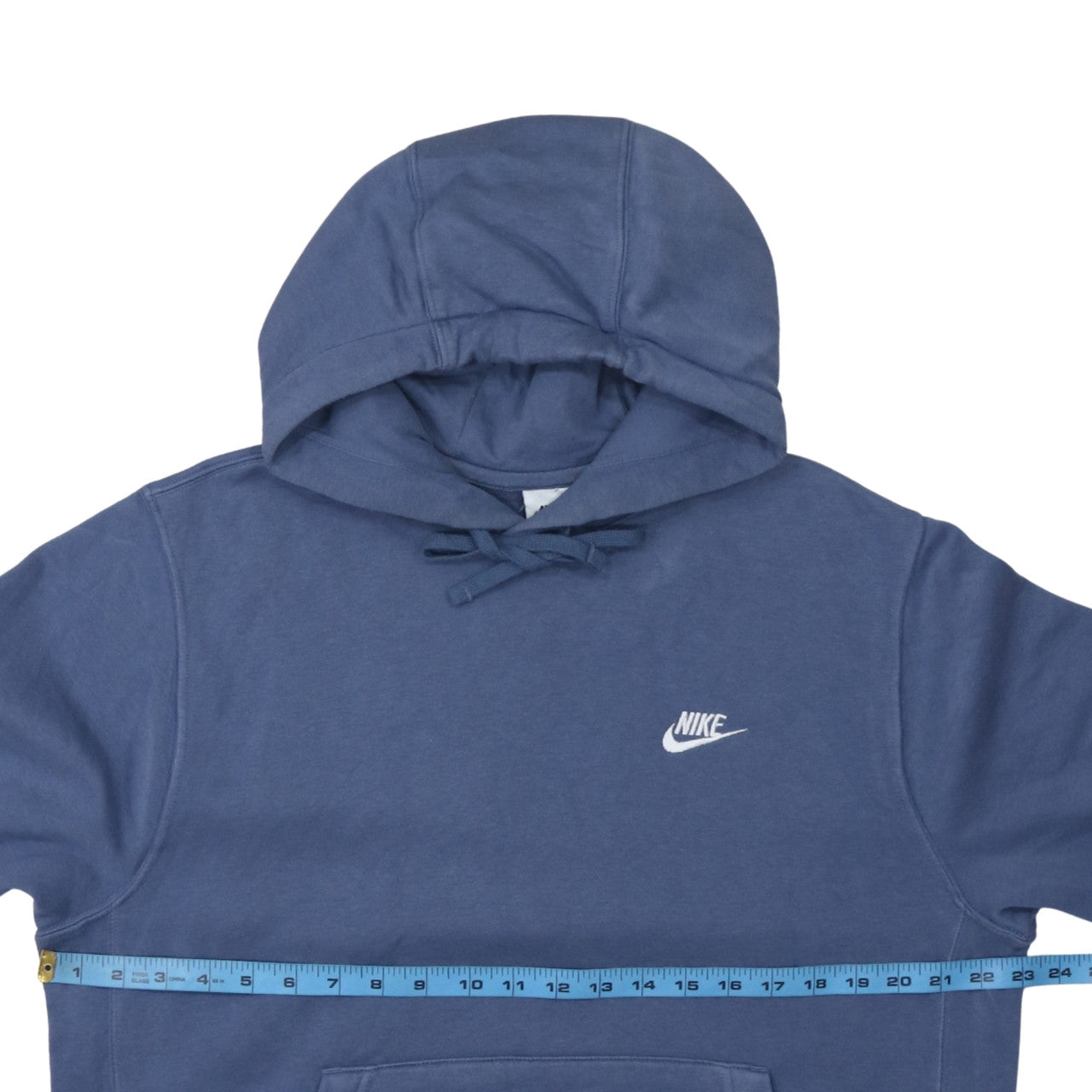Mens UK Size M Nike Blue Pullover Hoodie