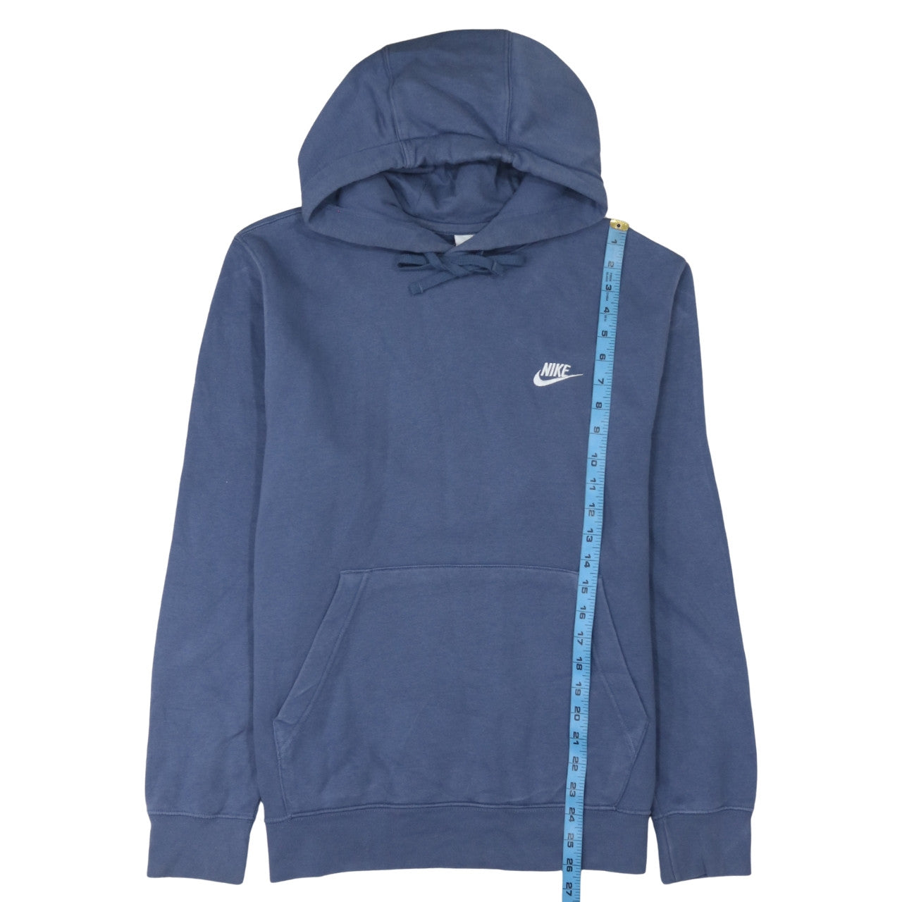 Mens UK Size M Nike Blue Pullover Hoodie
