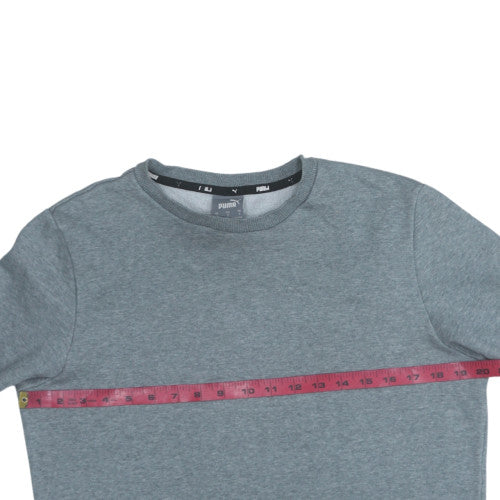 Mens UK Size S Puma Grey Pullover Sweatshirt