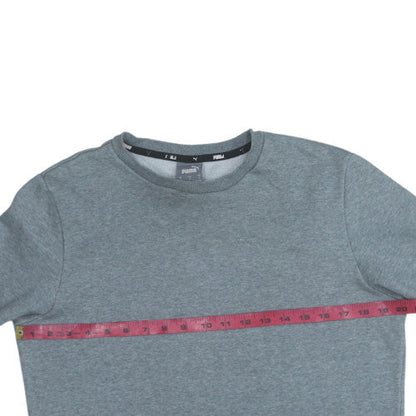 Mens UK Size S Puma Grey Pullover Sweatshirt