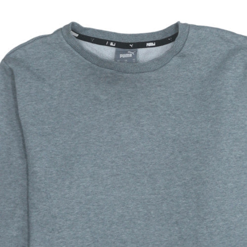 Mens UK Size S Puma Grey Pullover Sweatshirt