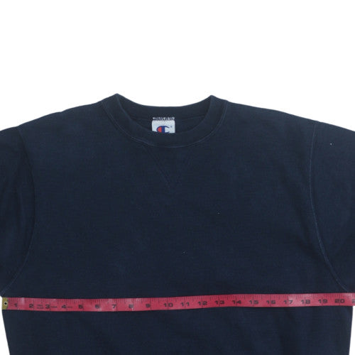 Mens UK Size M Champion Blue Pullover Sweatshirt