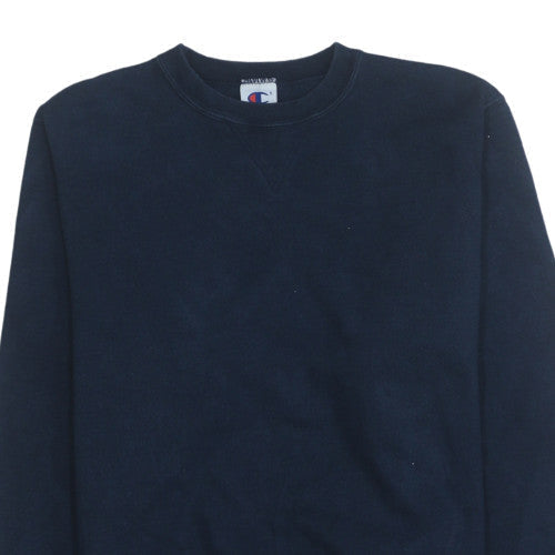 Mens UK Size M Champion Blue Pullover Sweatshirt