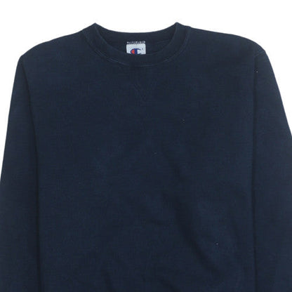 Mens UK Size M Champion Blue Pullover Sweatshirt