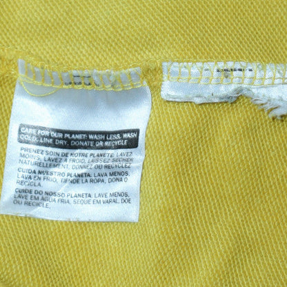 Womens UK Size L Levi's Yellow Pullover Hoodie