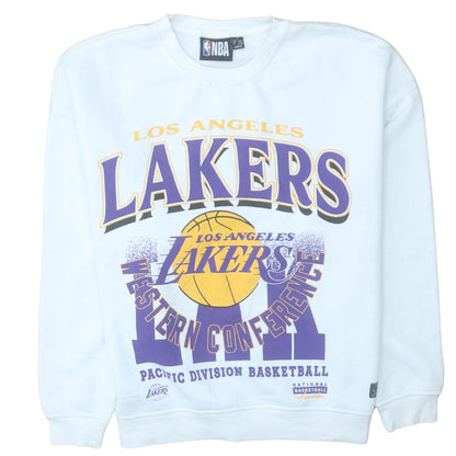 Womens UK Size M NBA White Pullover Sweatshirt