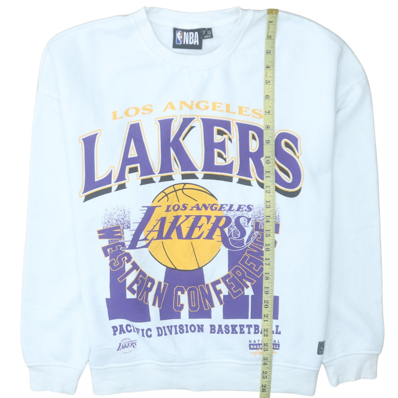 Womens UK Size M NBA White Pullover Sweatshirt