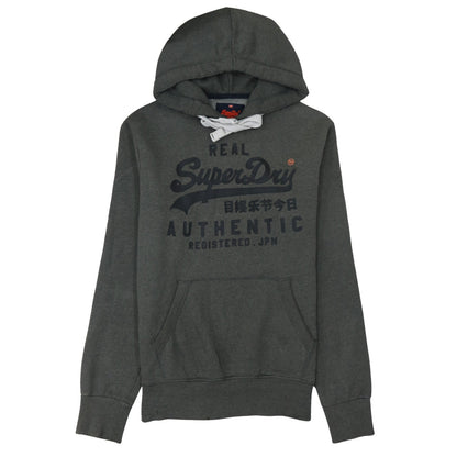 Mens UK Size S Superdry Grey Pullover Hoodie