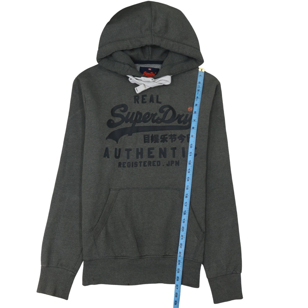 Mens UK Size S Superdry Grey Pullover Hoodie