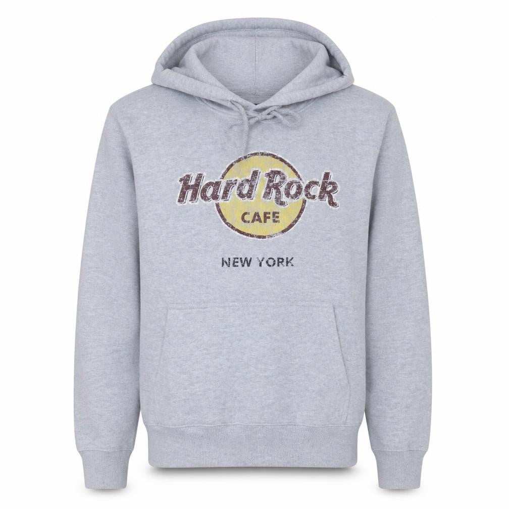 Womens UK Size M Hard Rock Cafe Grey Pullover Hoodie