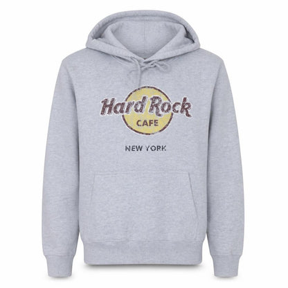 Womens UK Size M Hard Rock Cafe Grey Pullover Hoodie