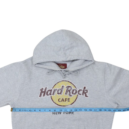 Womens UK Size M Hard Rock Cafe Grey Pullover Hoodie