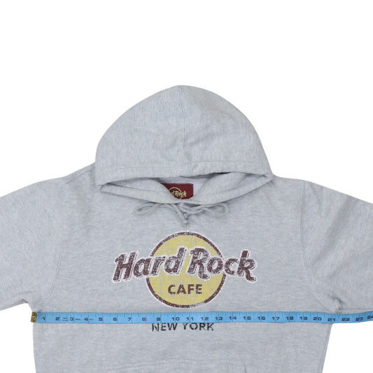 Womens UK Size M Hard Rock Cafe Grey Pullover Hoodie