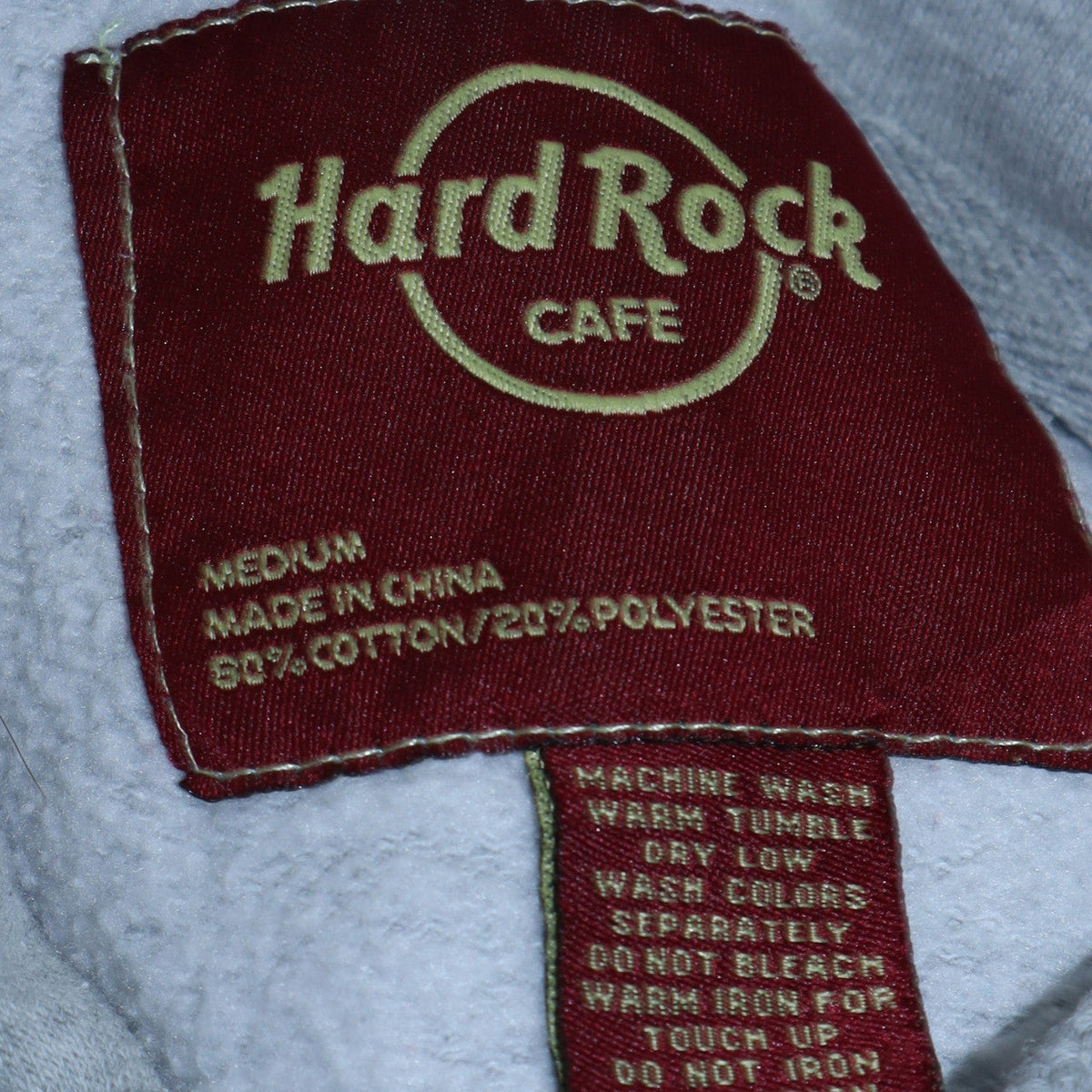 Womens UK Size M Hard Rock Cafe Grey Pullover Hoodie