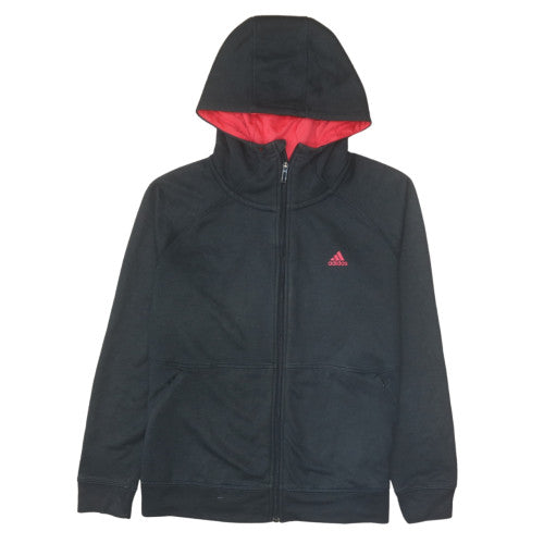 Mens UK Size S Adidas Black Full Zip Hoodie