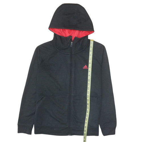Mens UK Size S Adidas Black Full Zip Hoodie